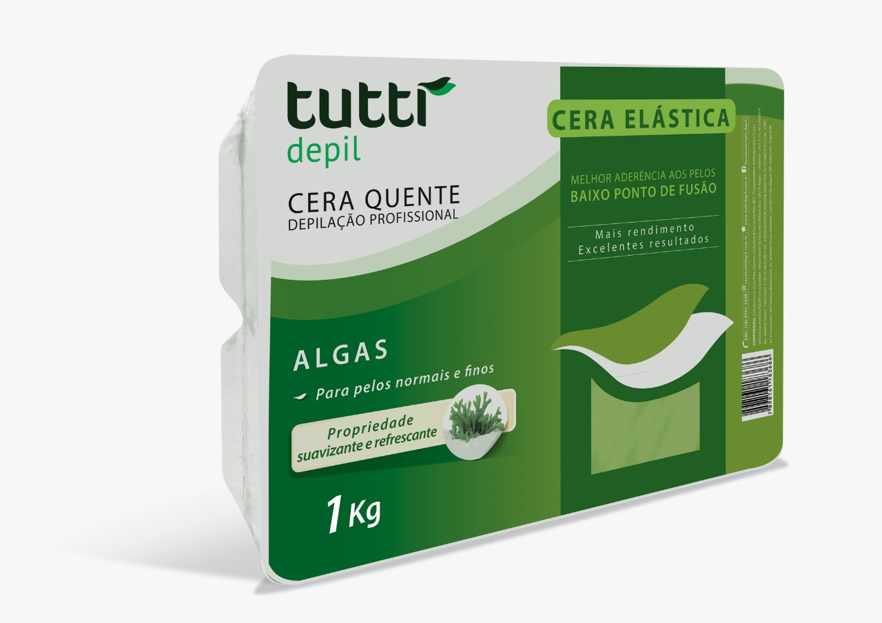 Cera Quente Algas 1Kg Tutti Depil